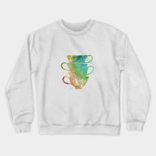 Teacups Stacked Crewneck Sweatshirt